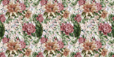 Watercolor Floral Mural Personalised Wallpaper