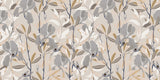 Soft Nude Flowers Personalised Wallpaper