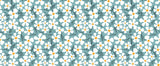 Cartoon Daisies Personalised Wallpaper