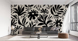 Tapet Personalizat Floral cu plante si flori ilustrate in stil minimalist - INKBOLT FLOWERS