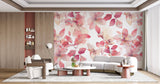 Tapet Personalizat Floral cu flori de cires japonez roz - KYOTO