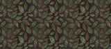 Textured Emerald Leaves Personalised Wallpaper