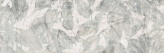 Tapet personalizat leaf cu pattern frunze verzi fade pe un fundal bej rozaliu faded green pattern