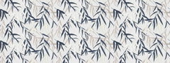 Blueish Beige Bamboo Personalised Wallpaper