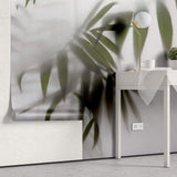 Tapet Personalizat Leaf cu frunze de palmier in spatele perdelei - BEHIND THE DRAPES