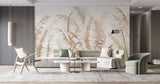 Tapet Personalizat Leaf cu frunze rozalii de palmier - DELIGHTING NATURE