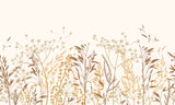 Tapet Personalizat Leaf cu frunze de bananier in nuante bej sepia - BEIGE CALADIUM