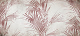 Tapet Personalizat Leaf cu frunde abstracte de palmier in nuante rosiatice - BOHO PINK PALM