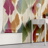 Tapet Personalizat Leaf cu frunze colorate si texturate - LINEN BOHO LEAVES
