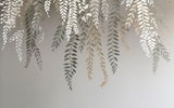 Tapet Personalizat Leaf cu frunze curgatoare texturate - HANGING ABSTRTACT LEAVES