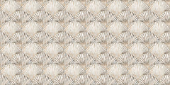 Liquid Shell Leaf Personalised Wallpaper