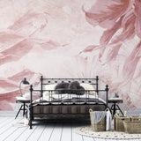 Tapet Personalizat Leaf cu frunze in nuante de roz - PLASTER PINK LEAF