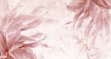 Tapet Personalizat Leaf cu frunze in nuante de roz - PLASTER PINK LEAF