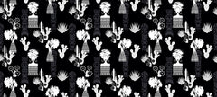 African Abstract Black Personalised Wallpaper