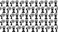 African Woman Personalised Wallpaper