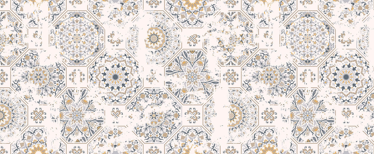 Warm Mandala Personalised Wallpaper