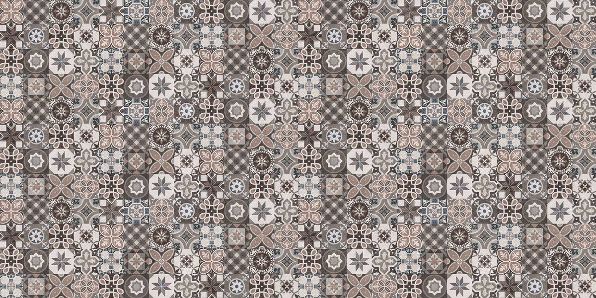 Tuscany Tiles Personalised Wallpaper