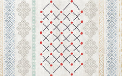 Tapet personalizat mozaic cu model aztec si ilustratii aztec doodle