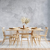 Tapet personalizat Mozaic cu fundal de ciment si insertii de mozaic - GREY CERAMIC MOSAIC