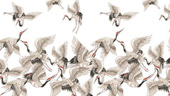 Japanese Crane Personalised Wallpaper