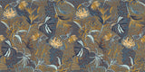Tapet Zen Oriental cu frunze abstracte - ORIENTAL LEAVES