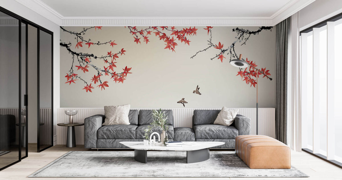 Tapet Zen Oriental cu artar chinezesc - CHINESE MAPLE TREE