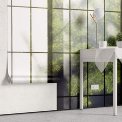 Tapet Zen Oriental cu usi shoji si vegetatie - SHOJI WALL