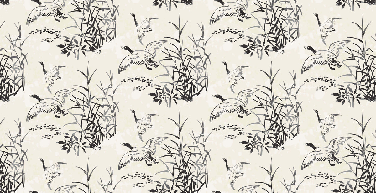 Ink Art Birds Personalised Wallpaper