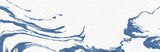 Tapet Japandi cu motive japoneze seigaiha in forma de valuri albastre - INK WASH OCEAN