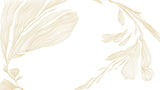 Tapet Japandi cu ilustratie abstracta minimalista - SERENITY LEAF