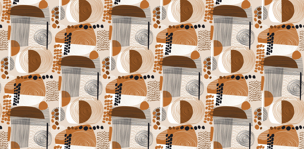 Bohemiam Pattern Personalised Wallpaper