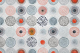 Tapet personalizat bohemian cu modele de cercuri boho abstracte colorate in stil modern circle patterns