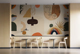 Tapet personalizat bohemian motive moderne stil boho design contemporan personalitate culoare modern boho motifs