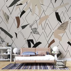 Tapet personalizat bohemian abstractie suflet libertate creativitate forme fluide culori profunde interior artistic inspirat soul abstraction