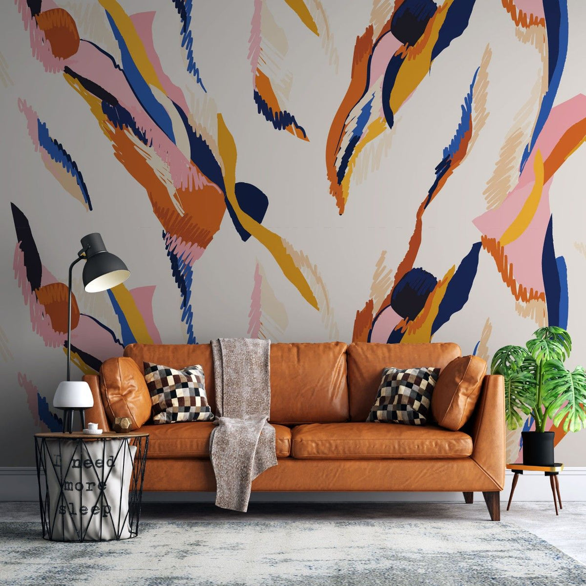 Tapet personalizat bohemian elemente grafice libere spirit independent creativitate design artistic expresiv viata free spirit strokes