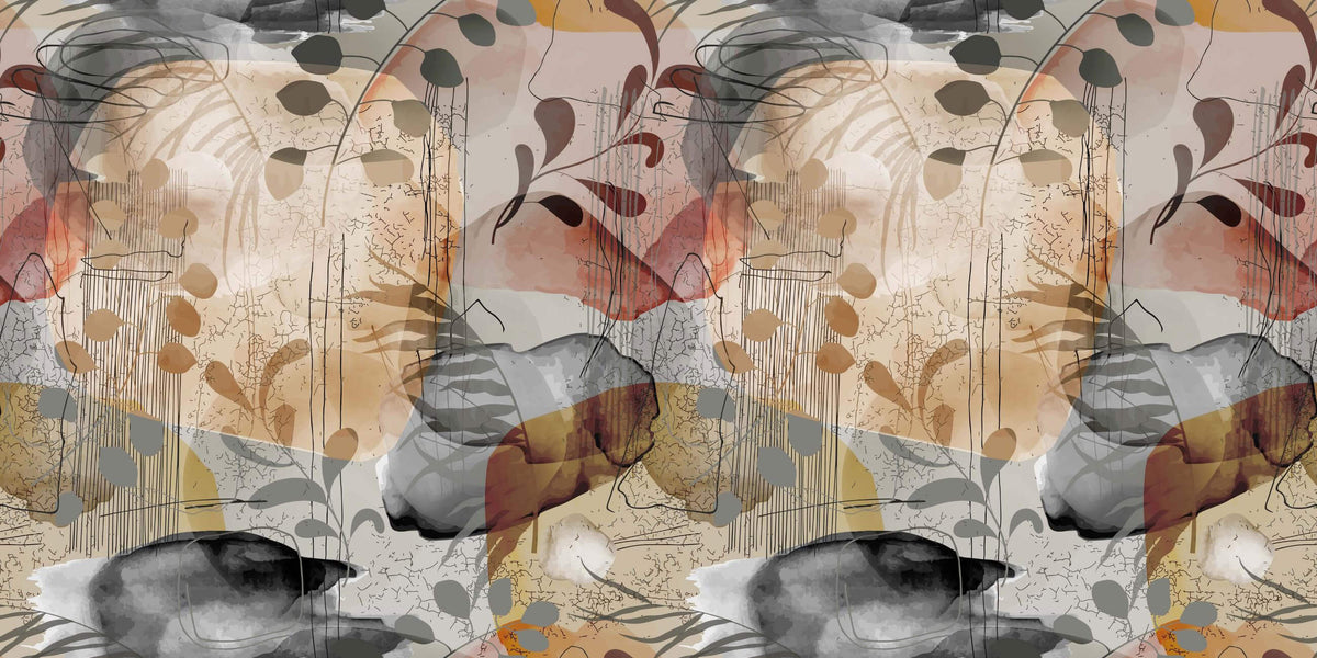 Boho Architecture Personalised Wallpaper