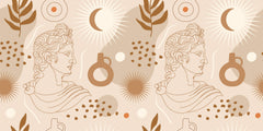 Boho Sculpture Personalised Wallpaper