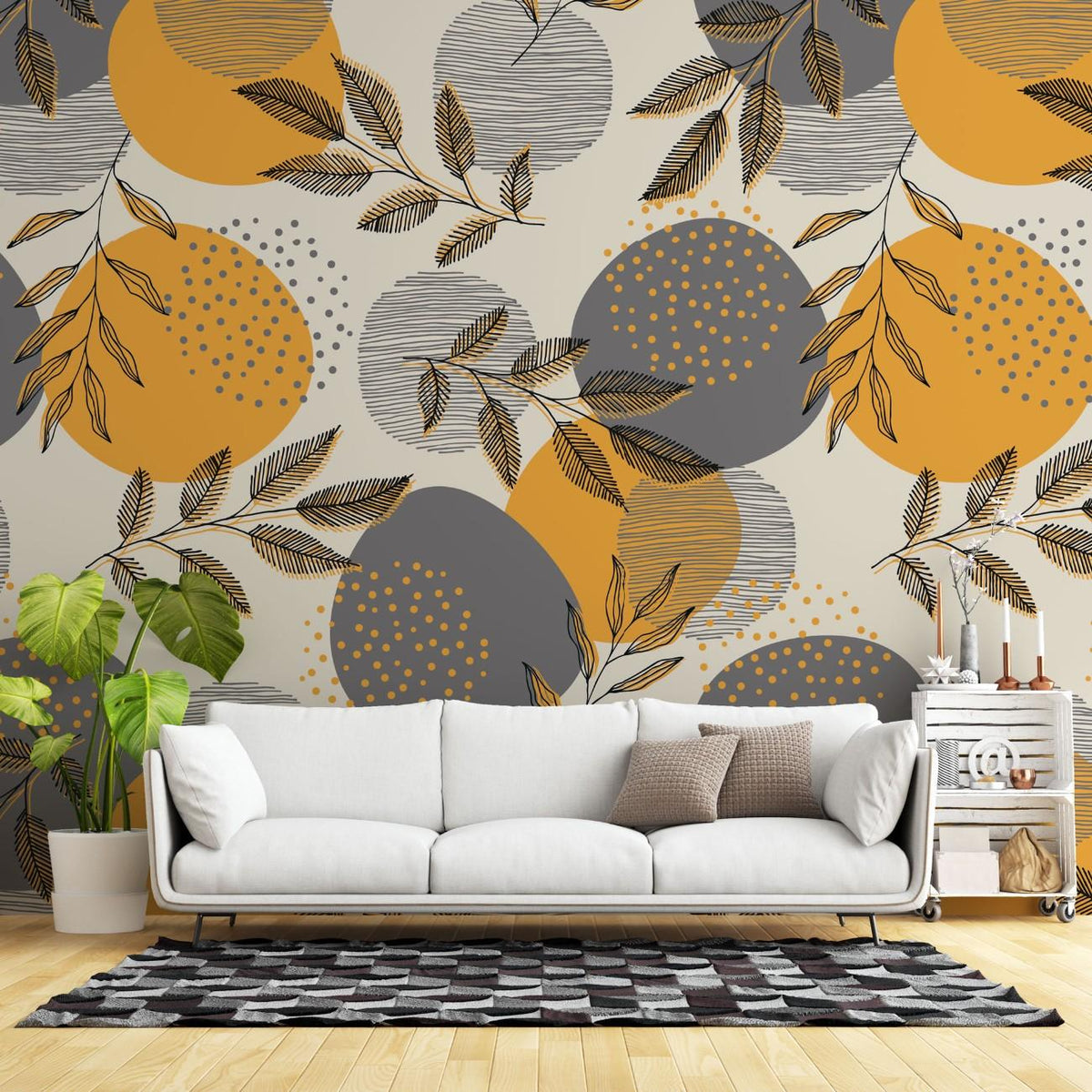 Tapet personalizat bohemian nuante proaspete clementina energie optimista prospetime naturala decor vitalitate clementine