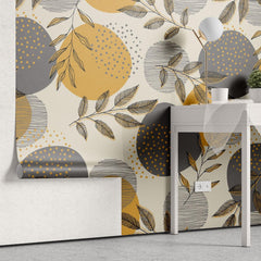 Tapet personalizat bohemian nuante proaspete clementina energie optimista prospetime naturala decor vitalitate clementine