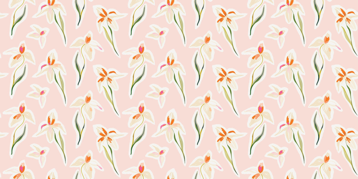 Pastel Daffodil Personalised Wallpaper