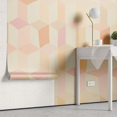 Tapet personalizat bohemian asimetrie blanda dinamism subtil eleganta naturala design echilibru perfect arta confort soft asymmetry