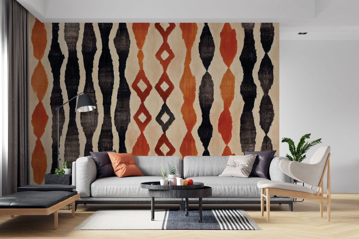 Tapet personalizat bohemian motive aztece lumina soarelui istorie caldura spatiu oaza culturala sunlit aztec motifs