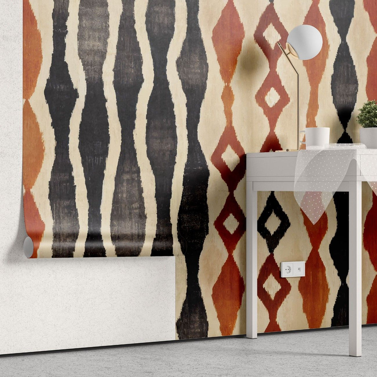 Tapet personalizat bohemian motive aztece lumina soarelui istorie caldura spatiu oaza culturala sunlit aztec motifs