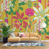 Tapet personalizat bohemian explozie stil tropical energie exotica culori vibrante paradise tropical tropicana