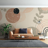 Tapet personalizat bohemian arta pastelata delicatete nuante spirit liber boemie decor calm artistic pastel boho art