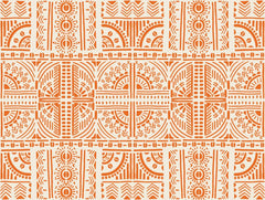 Tapet personalizat bohemian templu portocaliu mister caldura destinatii indepartate nota exotica spirituala decor the orange temple