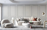 Fototapet personalizat arhitectural walls cu ancadramente de perete albe clasice white border