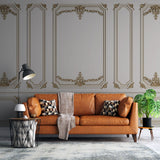 Tapet personalizat arhitectural walls lambriu regal eleganta grandoare stil clasic pereti declaratie impresionanta royal wainscot