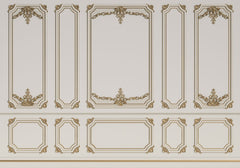 Tapet personalizat arhitectural walls lambriu regal eleganta grandoare stil clasic pereti declaratie impresionanta royal wainscot