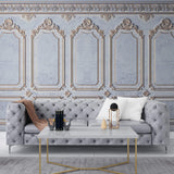 Tapet personalizat Architectural Walls cu rame decorative vintage elegant - CINDERELLA ROYAL